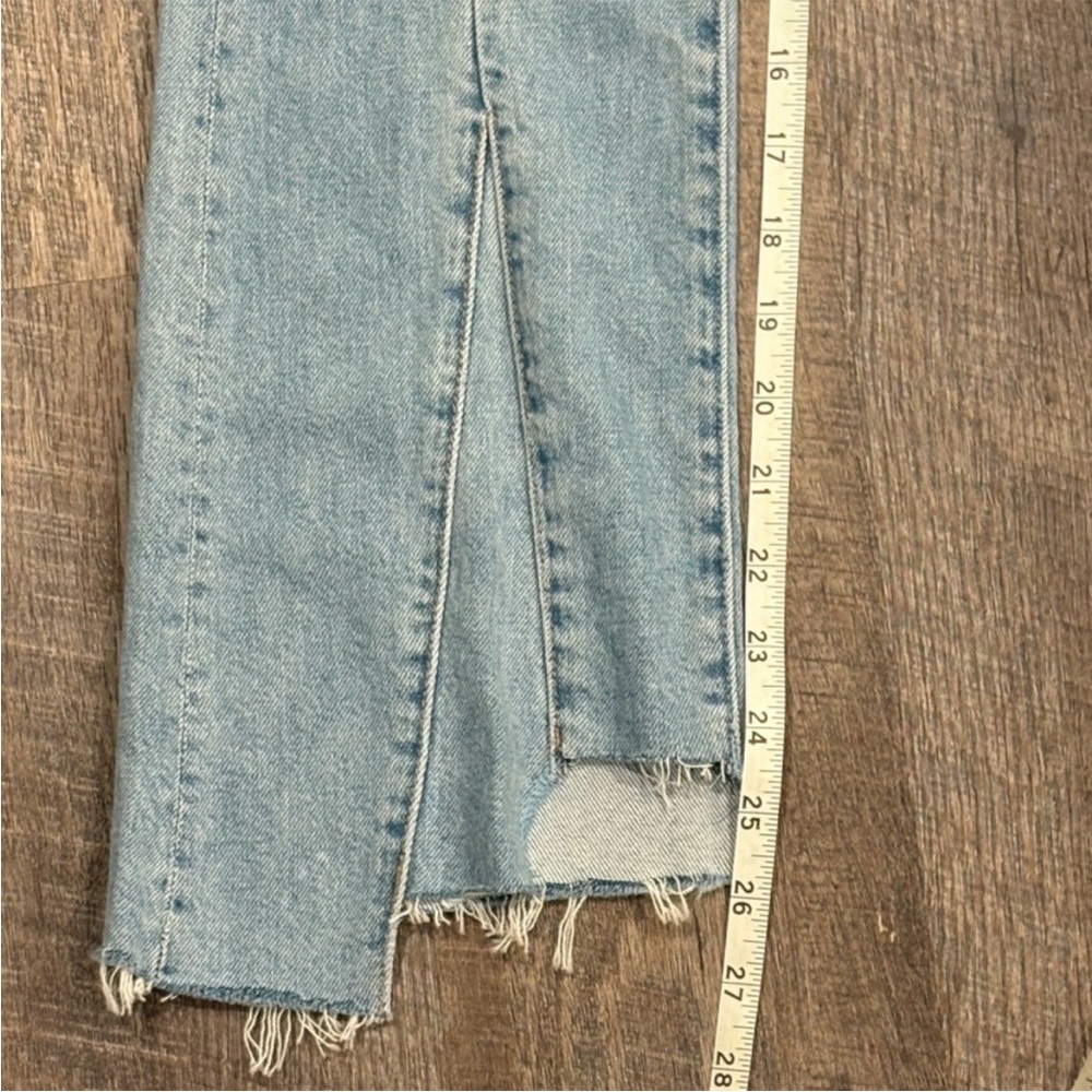 MOTHER Light Blue Flare Jeans - Picture 9 of 16